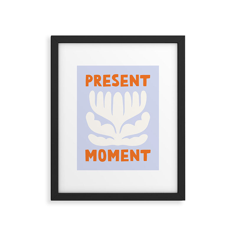 Present moment Framed Art Print Gallery Image 5