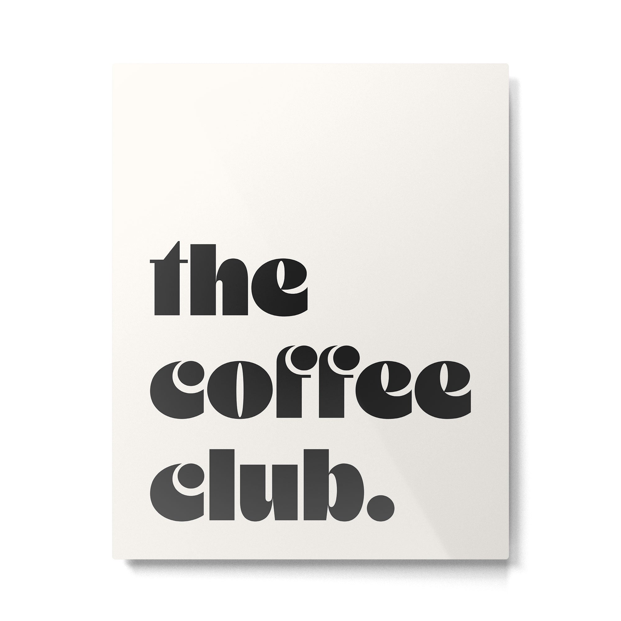 the coffee club. Metal Print Gallery Image 4