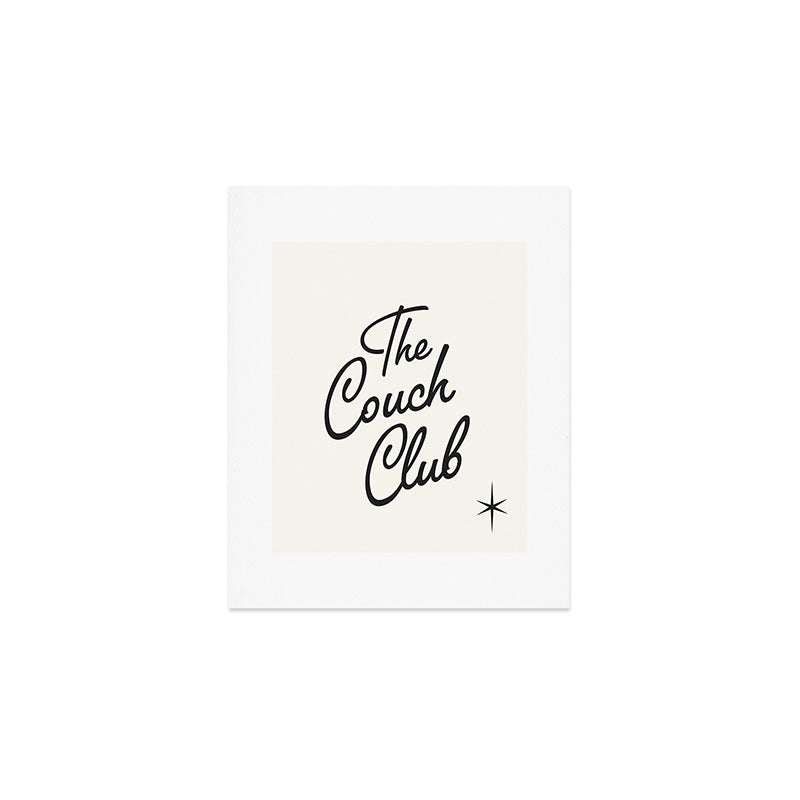 The couch club Art Print Gallery Image 1