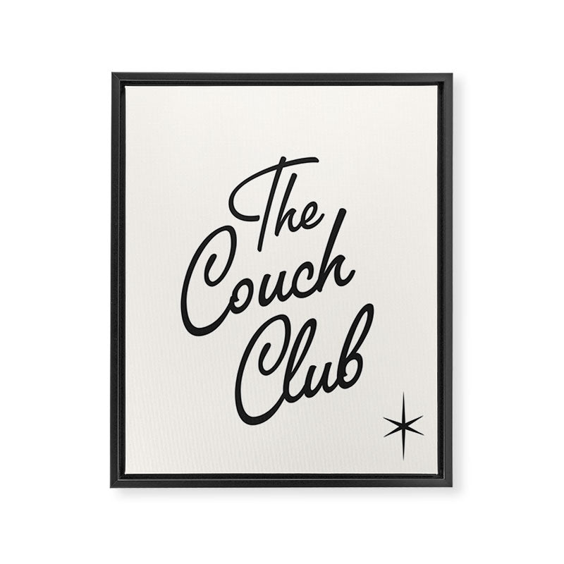 The couch club Framed Canvas Print Gallery Image 6