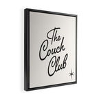 The couch club Framed Canvas Print Gallery Image 2