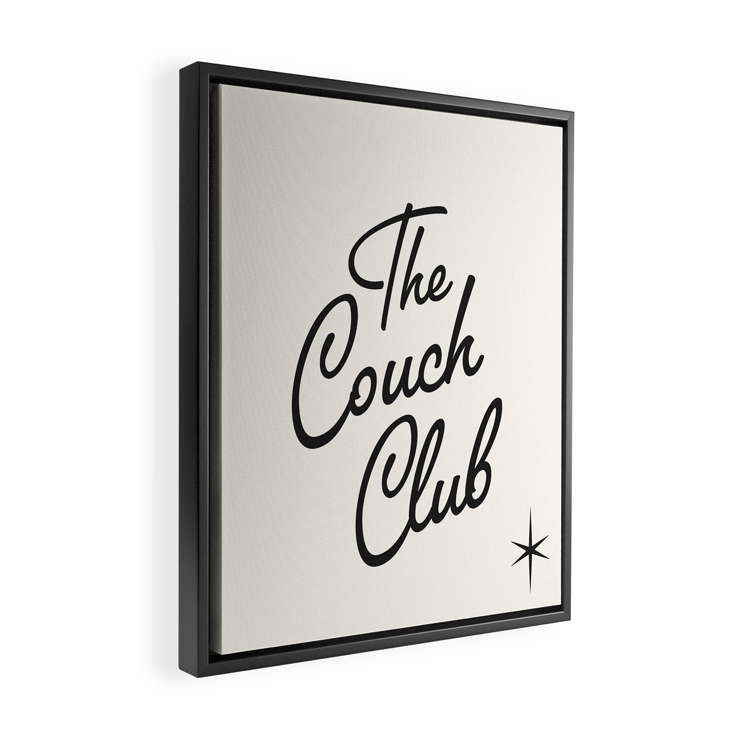 The couch club Framed Canvas Print Gallery Image 2