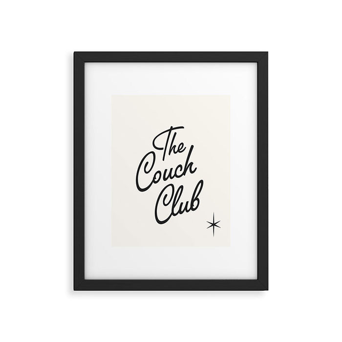 The couch club Framed Art Print Gallery Image 1