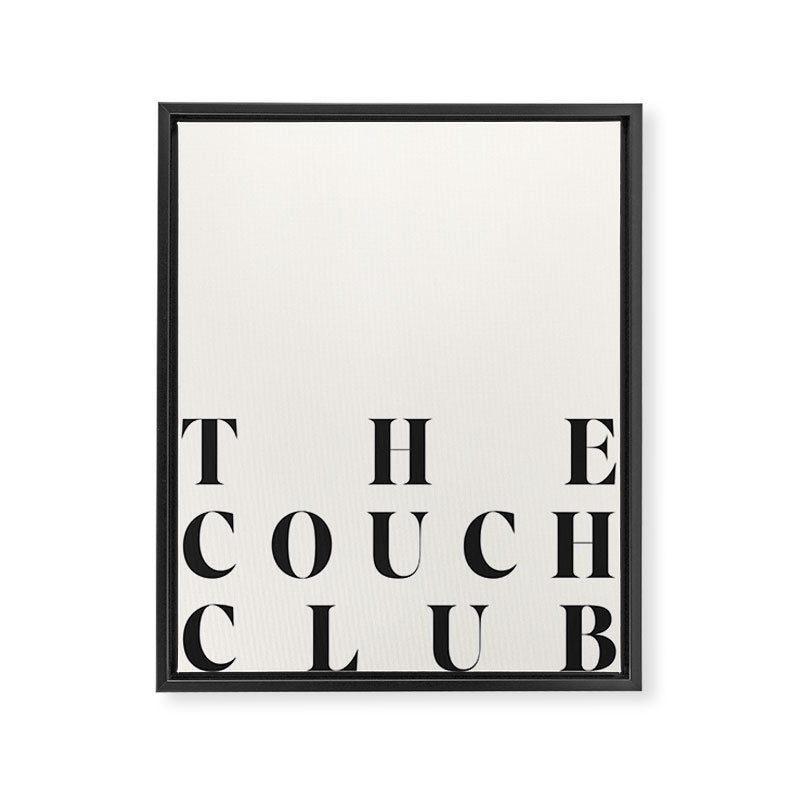 The couch club Framed Canvas Print Gallery Image 6