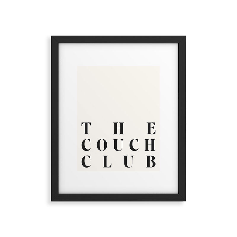 The couch club Framed Art Print Gallery Image 5