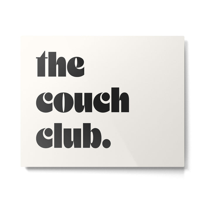 the couch club. Metal Print Gallery Image 1