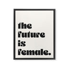 the future is female. Framed Canvas Print Gallery Image 6