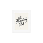 The homebody club retro Art Print Gallery Image 1
