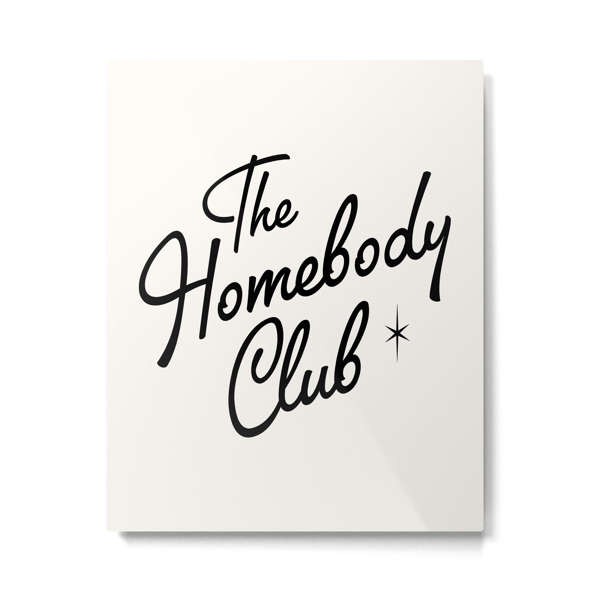 The homebody club retro Metal Print Gallery Image 4