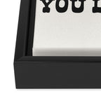 The words you speak become the house you live in. Framed Canvas Print Gallery Image 3