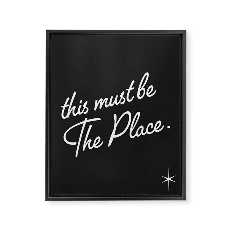 This must be the place Framed Canvas Print Gallery Image 6