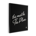 This must be the place Framed Canvas Print Gallery Image 2