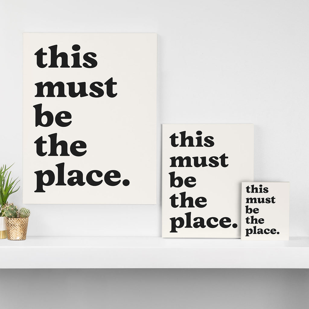 this must be the place. Canvas Print Gallery Image 3