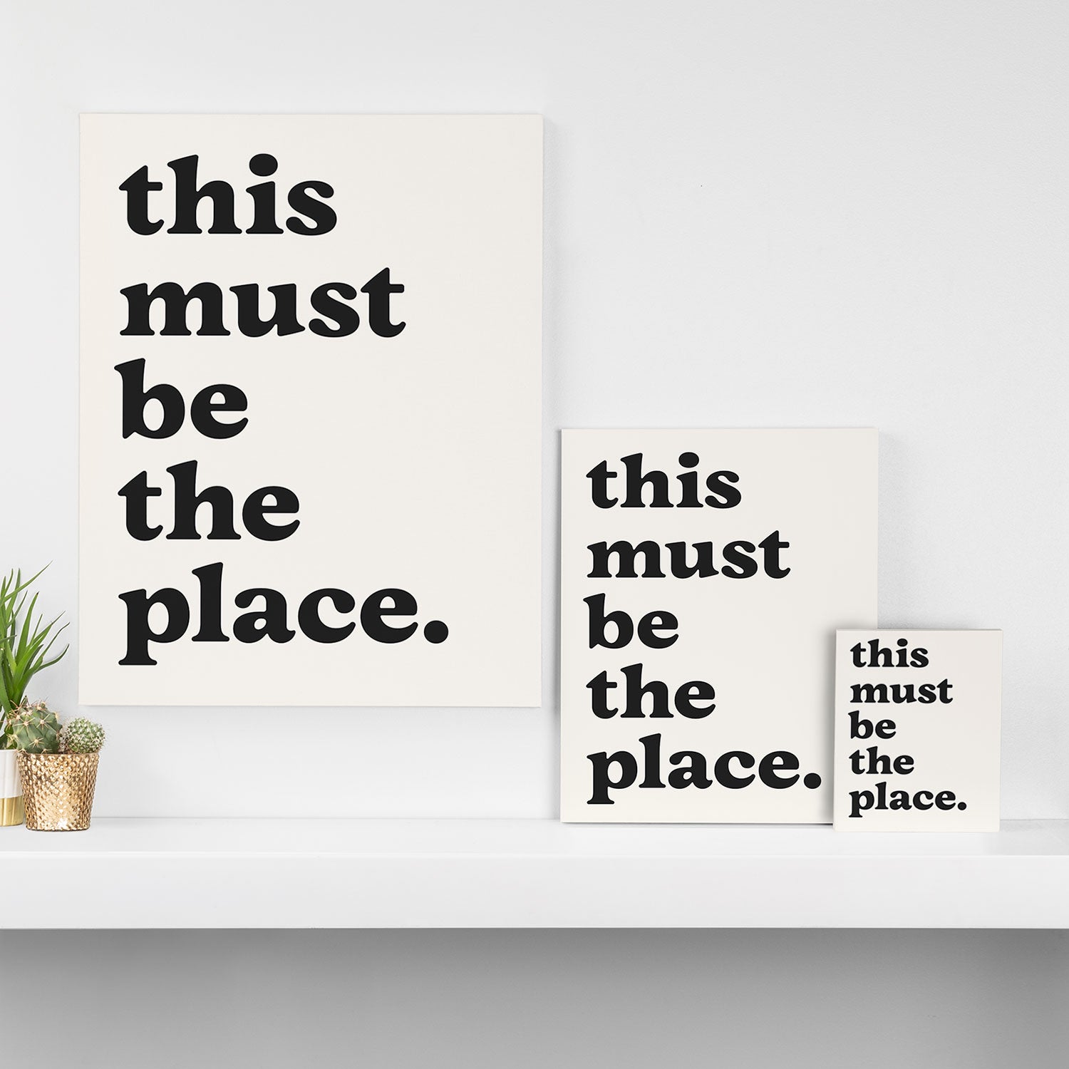 this must be the place. Canvas Print Gallery Image 3