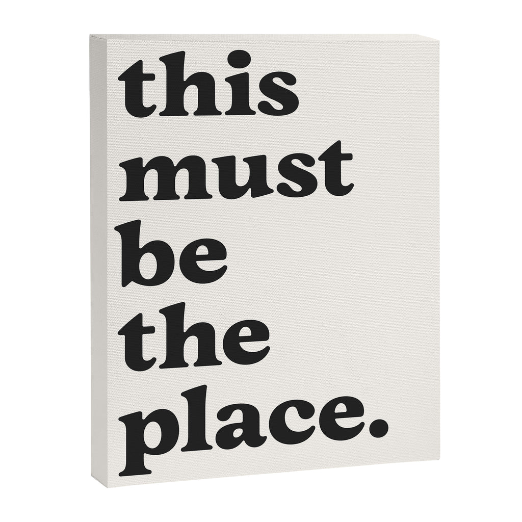 this must be the place. Canvas Print Gallery Image 3