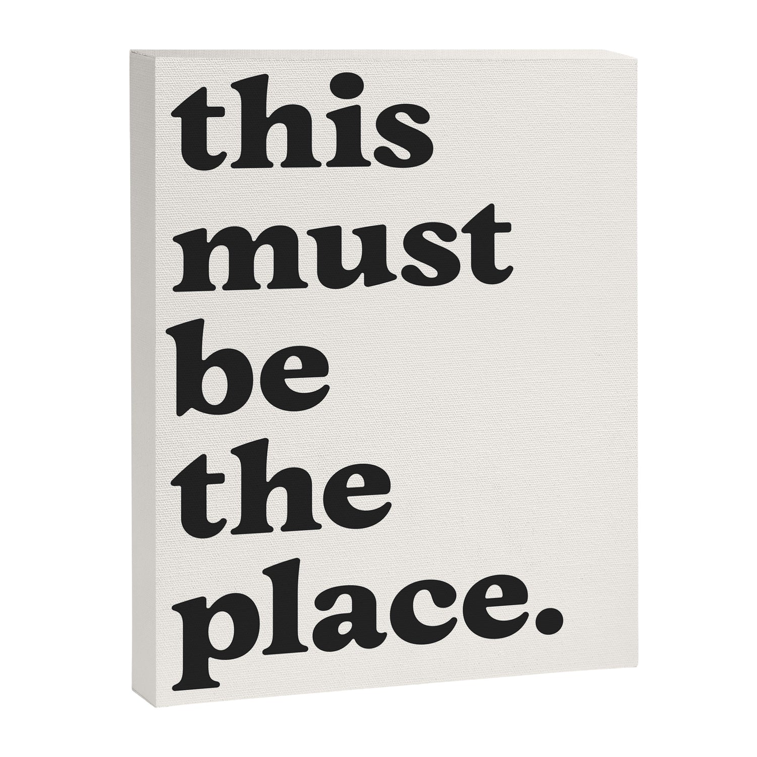 this must be the place. Canvas Print Gallery Image 3
