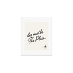 this must be the place Art Print Gallery Image 1