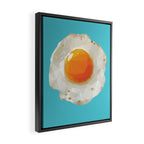Fried Egg Polygon Art Framed Canvas Print Gallery Image 2