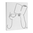 Book & Coffee Canvas Print Gallery Image 6
