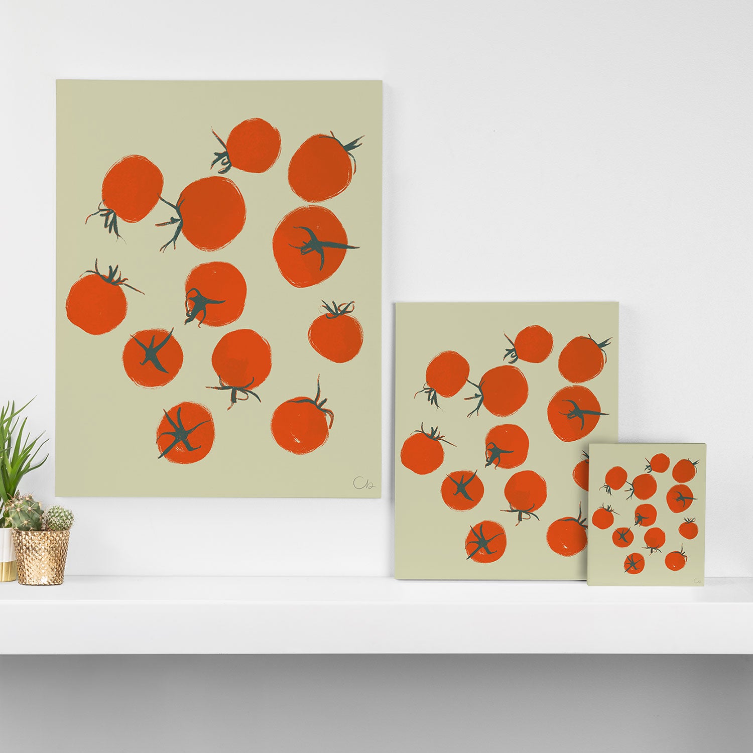 Dozen Pomodoros Canvas Print Gallery Image 3