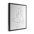 Figure Study Framed Canvas Print Gallery Image 2