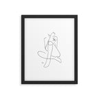 Figure Study Framed Art Print Gallery Image 5