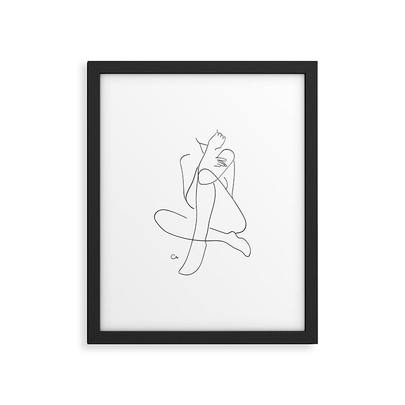 Figure Study Framed Art Print Gallery Image 5