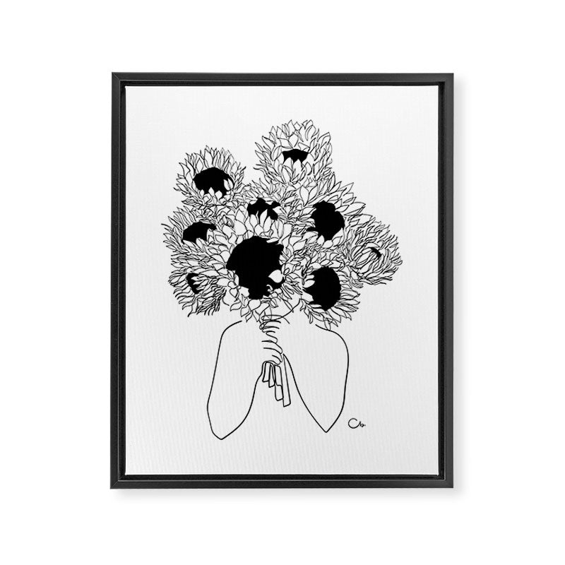 Hide Away Framed Canvas Print Gallery Image 6