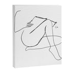 Reading Naked Canvas Print Gallery Image 8