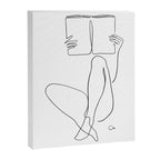 Reading Naked n.2 Canvas Print Gallery Image 6