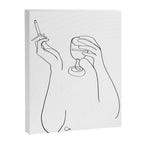 Wine & Cigarettes Canvas Print Gallery Image 8