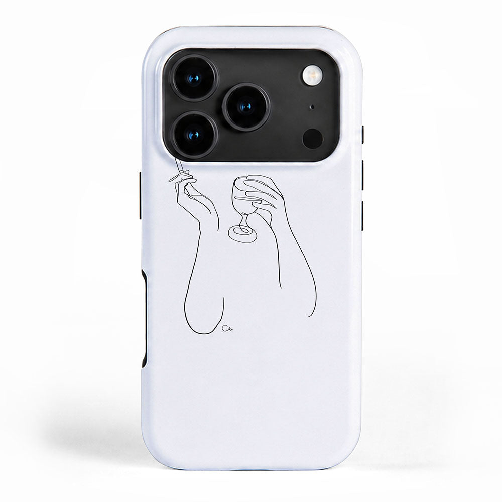Wine & Cigarettes iPhone Case Gallery Image 1