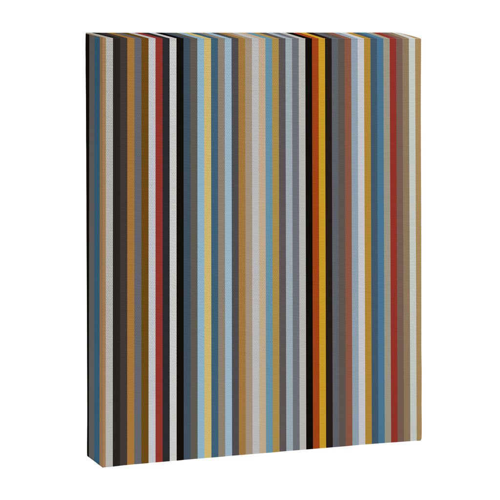 Nordic Stripes Vertical Pattern Canvas Print Gallery Image 8