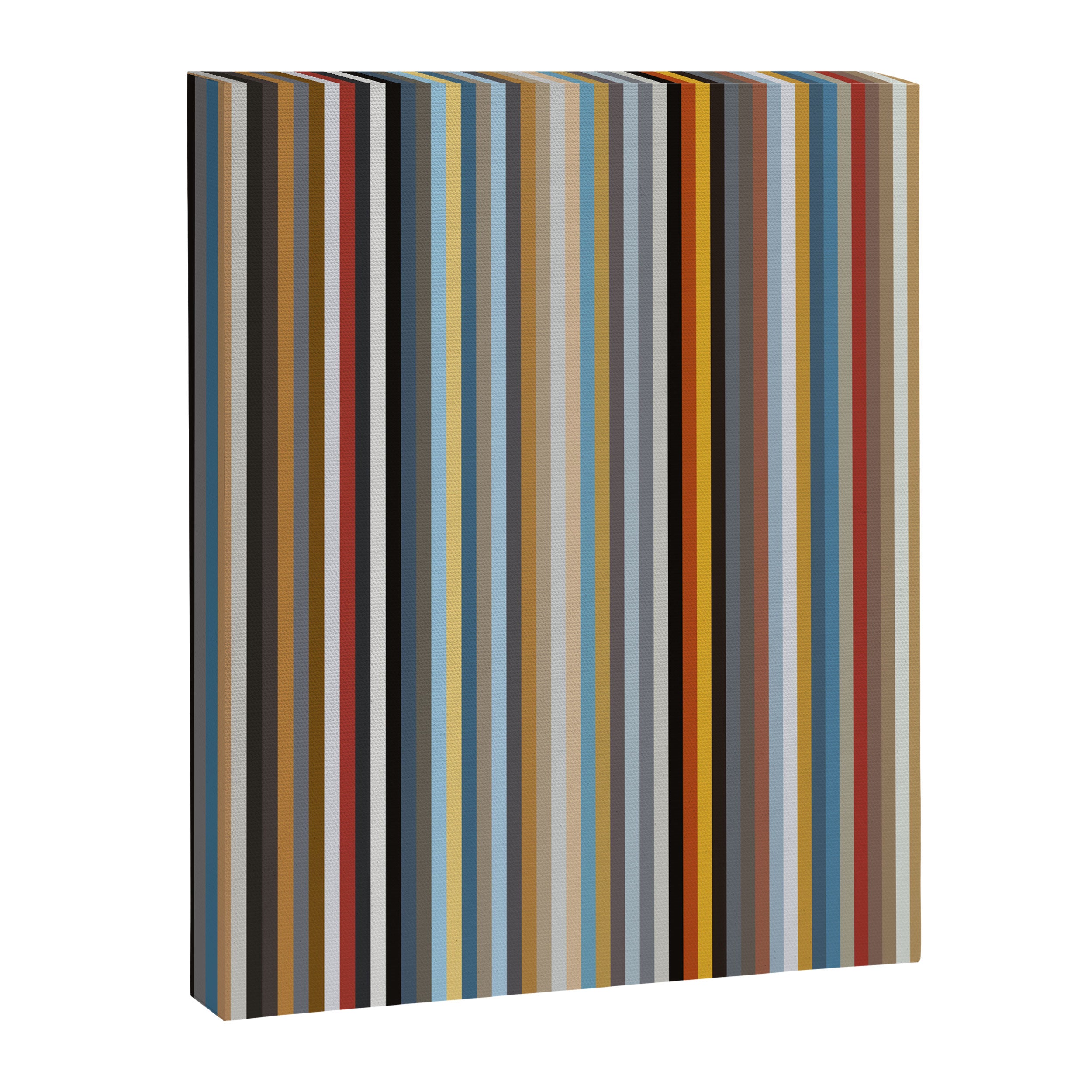 Nordic Stripes Vertical Pattern Canvas Print Gallery Image 8