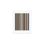 Nordic Stripes Vertical Pattern Art Print Gallery Image 1