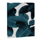 Indigo Blue Plant Leaves Canvas Print Gallery Image 6