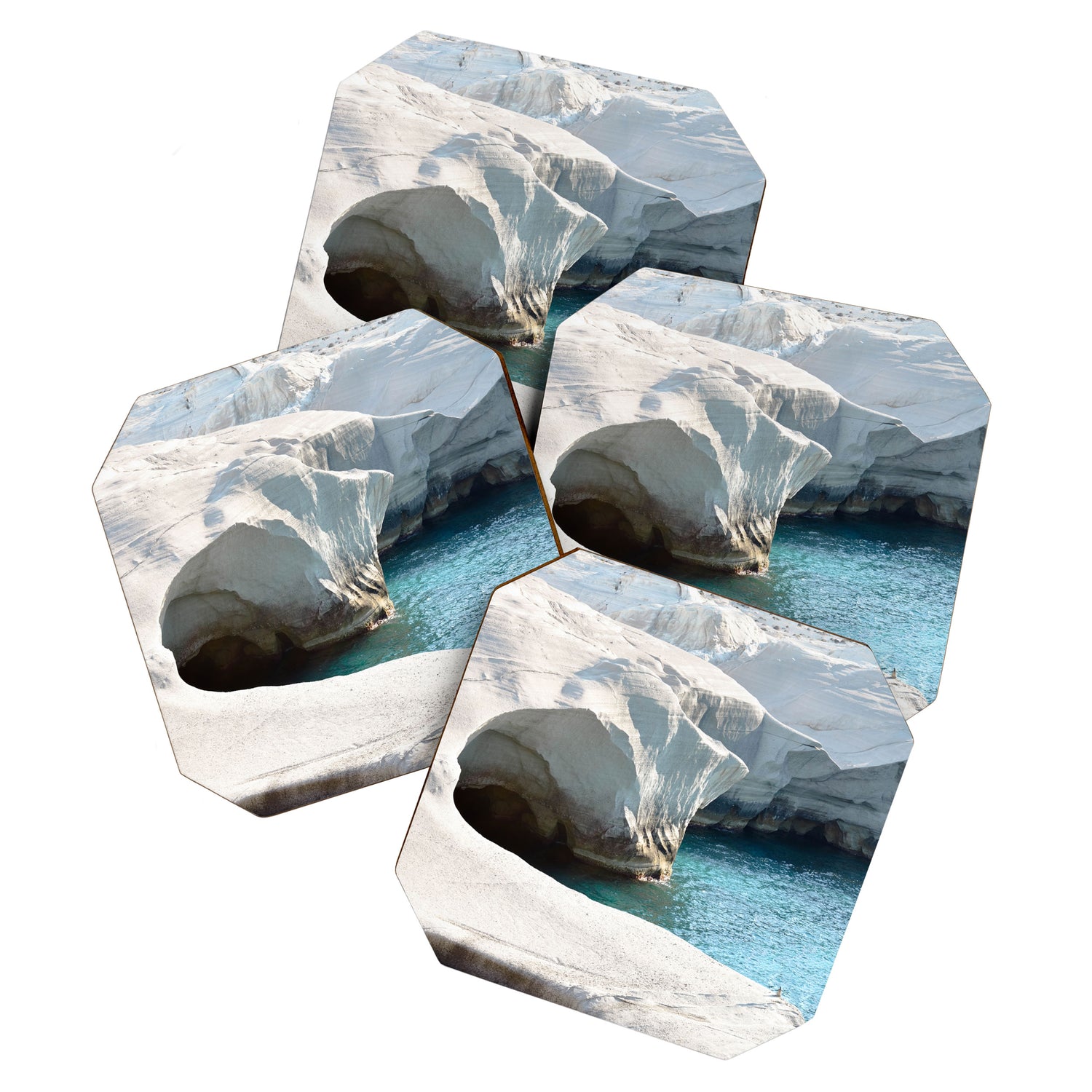 Milos Sarakiniko Beach Coaster Gallery Image 1