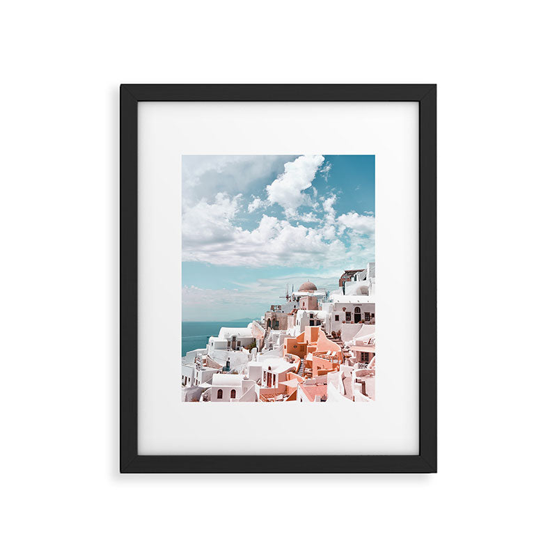 Santorini, Oia Framed Art Print Gallery Image 6