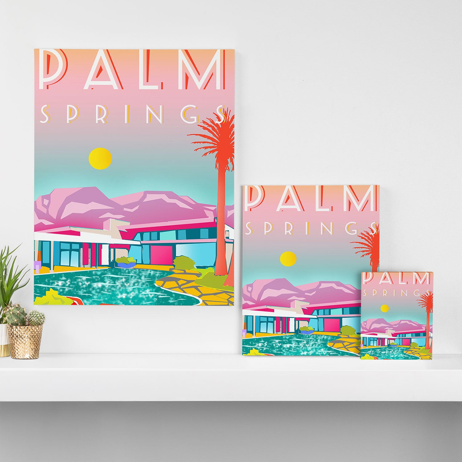 PALM SPRINGS Canvas Print Gallery Image 3