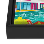 PALM SPRINGS Framed Canvas Print Gallery Image 3