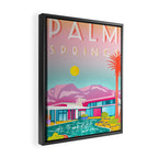 PALM SPRINGS Framed Canvas Print Gallery Image 2
