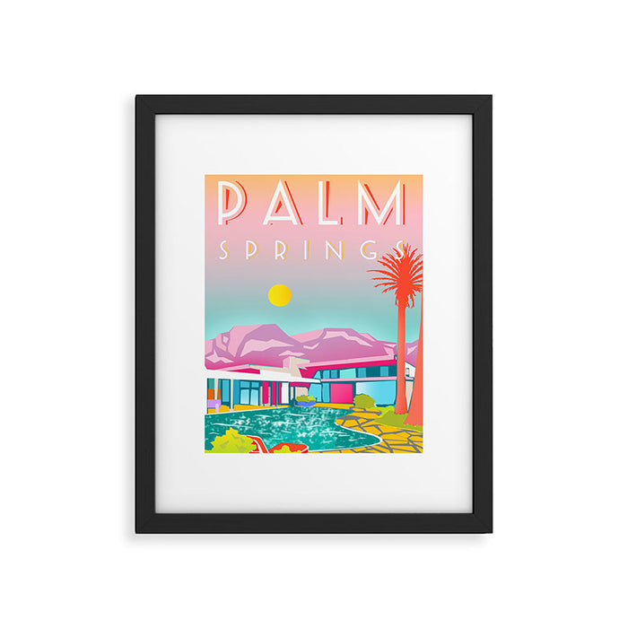 PALM SPRINGS Framed Art Print Gallery Image 1
