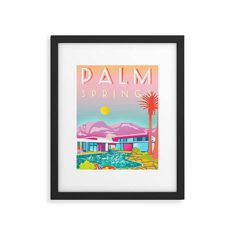 PALM SPRINGS Framed Art Print Gallery Image 4