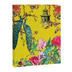 Vintage Oriental Peacocks, Peonies, Birds & Pagodas Print Canvas Print Gallery Image 6