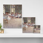 Ballet Rehearsal 1873 By Edgar Degas Reproduction by the Famous French Painter Dance Class Scene Canvas Print Gallery Image 3