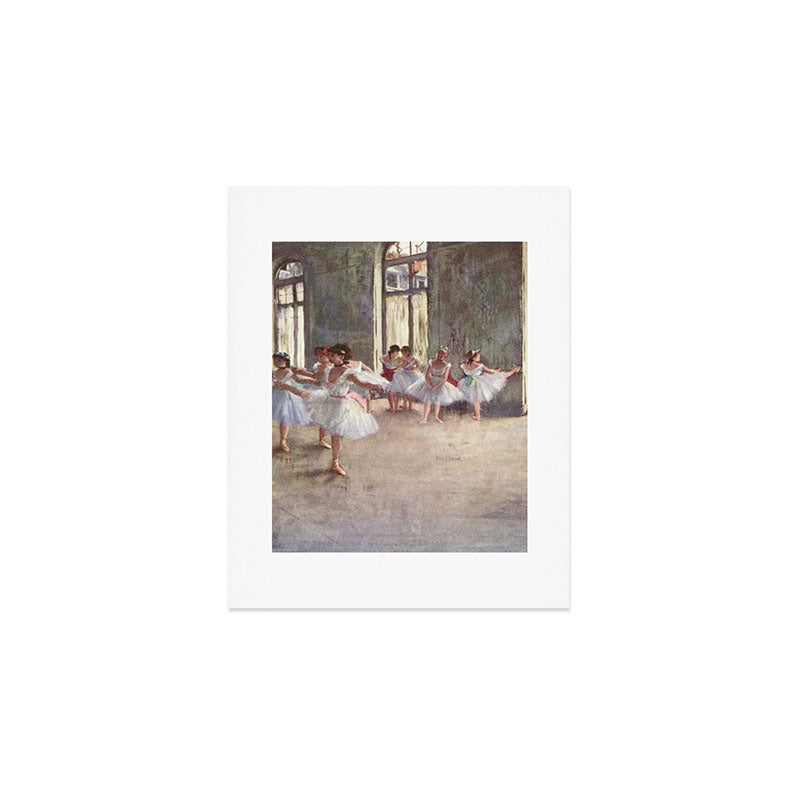 Ballet Rehearsal 1873 By Edgar Degas Reproduction by the Famous French Painter Dance Class Scene Art Print Gallery Image 1