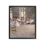 Ballet Rehearsal 1873 By Edgar Degas Reproduction by the Famous French Painter Dance Class Scene Framed Canvas Print Gallery Image 6