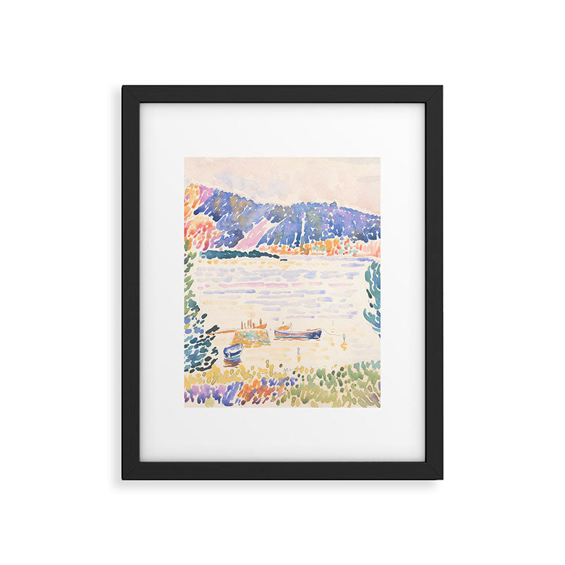 Cap NeÌgre by Henri-Edmond Cross 1909 French Cottage Mountain Country and Farmhouse Aesthetic Framed Art Print Gallery Image 4