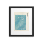 Japanese Swans Vintage Illustration by Taguchi Tomoki 1860-1896 Peaceful Blue Tranquil Minimalist Framed Art Print Gallery Image 5