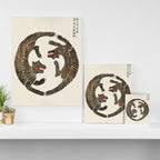 Japanese Tigers by Taguchi Tomoki 1860-1869 - Tiger Canvas Print Gallery Image 3